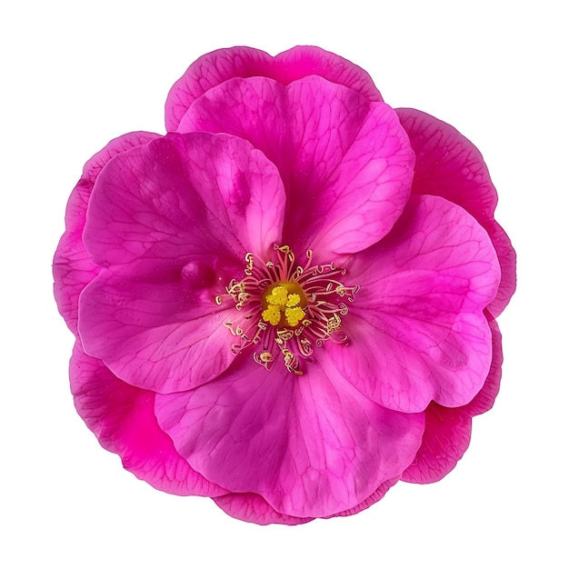 Fleur de rosebay de Laponie avec une couleur rose foncé et audacieuse le Flo Clipart isolé sur blanc BG naturel