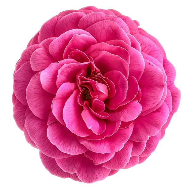 Fleur de rosebay de Laponie avec une couleur rose foncé et audacieuse le Flo Clipart isolé sur blanc BG naturel