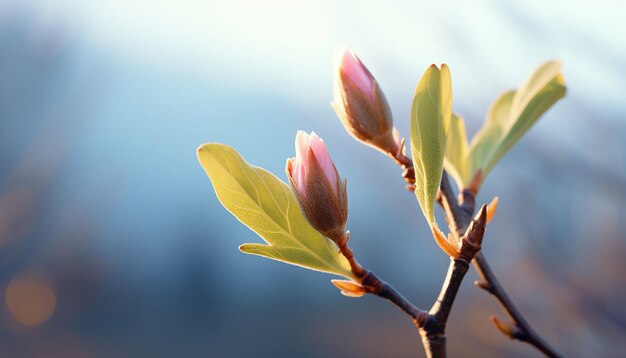 fleur de sakura au printemps