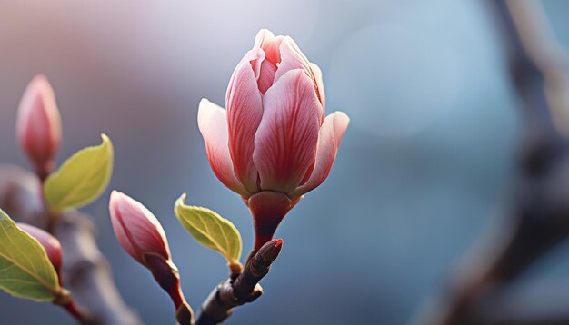 Photo fleur de sakura au printemps