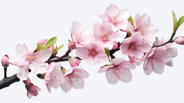 La fleur de sakura n'a pas de fond