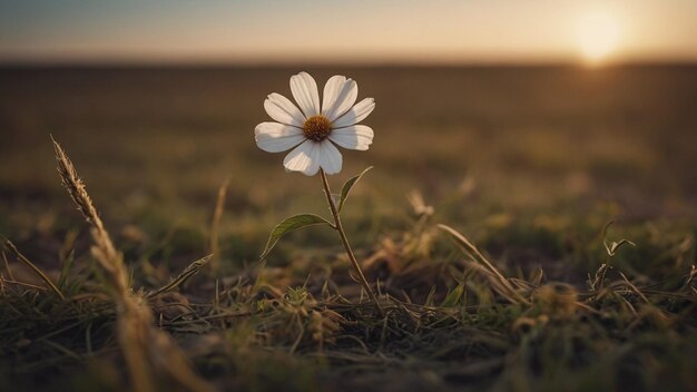 Une fleur solitaire