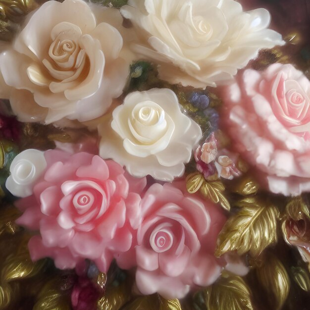 Fleur vintage motif abstrait sans couture couleur de fond florale aléatoire décoration de design moderne impression numérique papier peint tissu