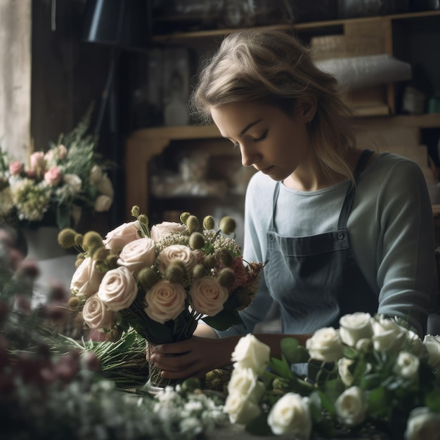 Fleuriste générative ai