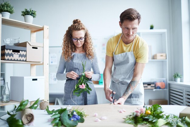 Les fleuristes en activité