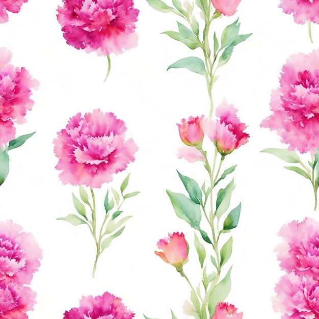 Des fleurs d'aquarelle aux couleurs vives et captivantes