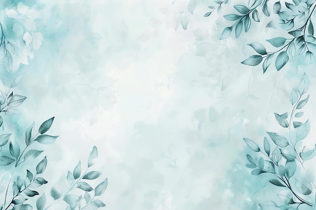 les fleurs bleues sur le fond blanc