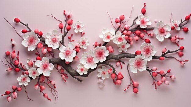 Les fleurs de cerise, le Nouvel An chinois