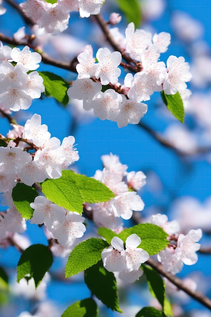 Fleurs de cerisier, fleur de sakura en fleurs