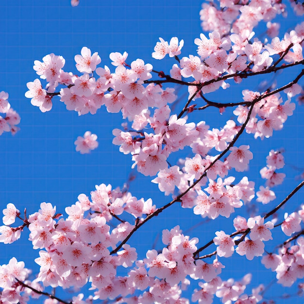 Fleurs de cerisier, fleur de sakura en fleurs