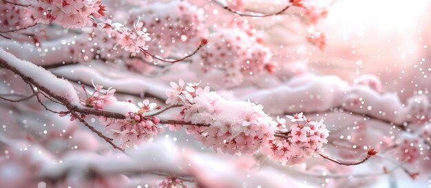 Des fleurs de cerisier, des fleurs de sakura sur un fond blanc.