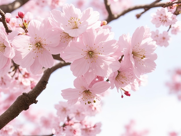 fleurs de cerisier générative ai