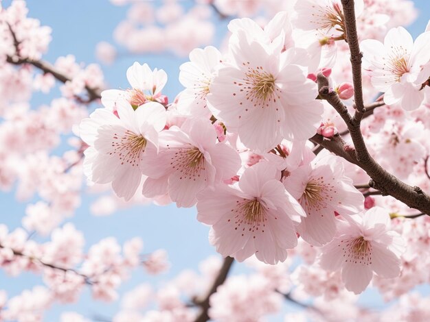 fleurs de cerisier générative ai