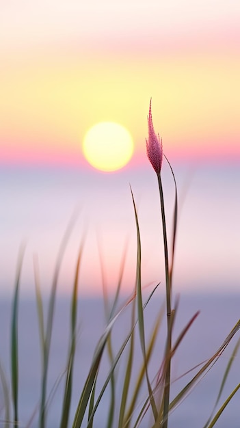 fleurs concentrer coucher de soleil tranquillité grâce paysage zen harmonie calme unité harmonie photographie