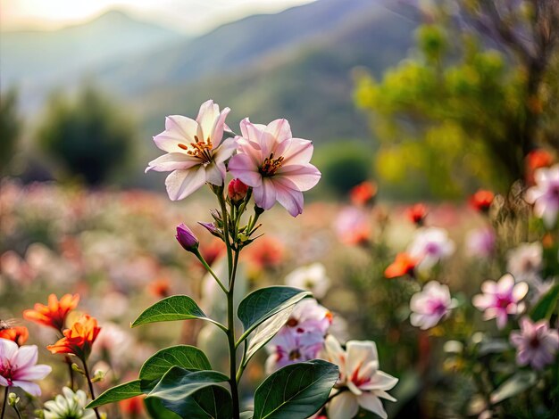 Les fleurs et le contexte floral