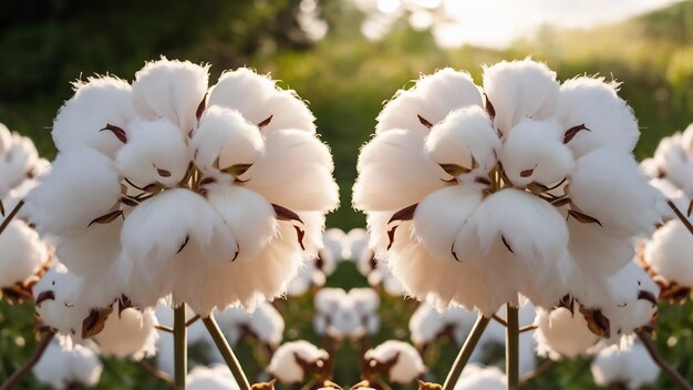 Photo des fleurs de coton