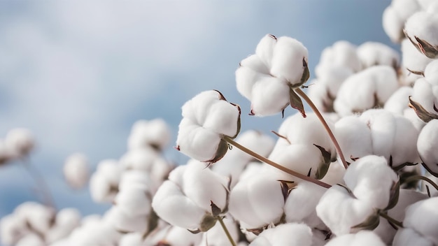 Photo des fleurs de coton