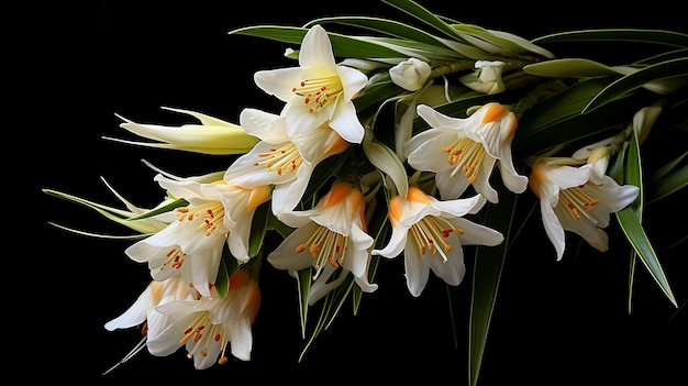 Photo les fleurs de dracaena loureiri gagnep sont des fleurs d'agavaceae