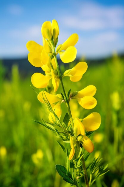 Photo les fleurs du printemps s'épanouissent ai générative