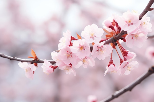 Les fleurs en fleurs L'enchantant focus sélectif de l'arbre Sakura ar 32