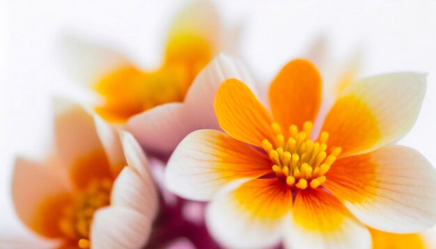 Photo fleurs sur un fond blanc image imprimable pour le mur pour le salon