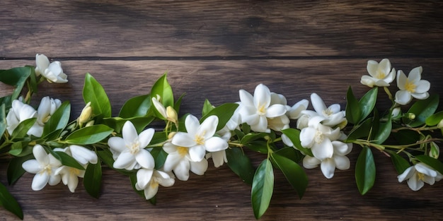 Des fleurs de jardin sur la table