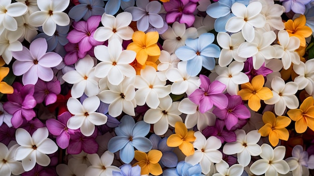 Fleurs de jasmin colorées Générer AI