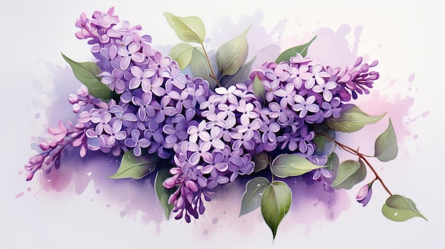 Des fleurs de lilas mignons