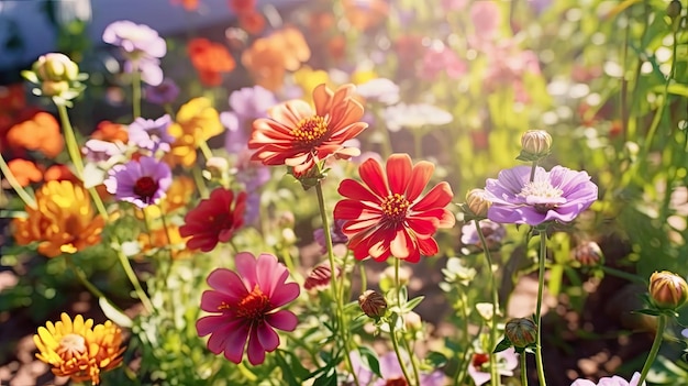 Des fleurs magnifiques et colorées