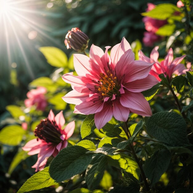 Des fleurs magnifiques.