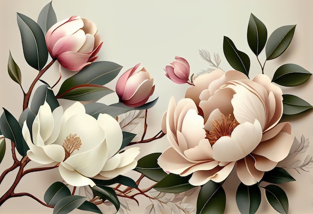 Fleurs de magnolia