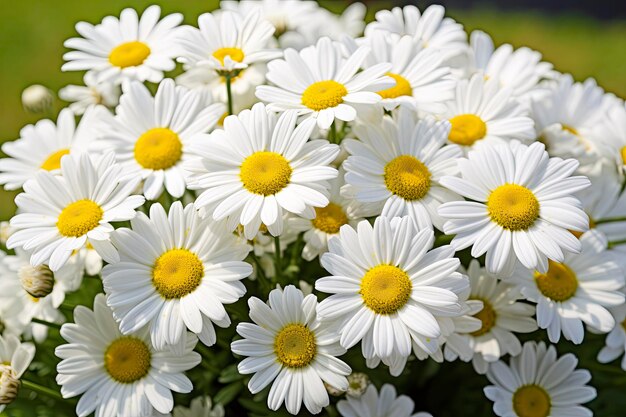 Fleurs de marguerite blanche