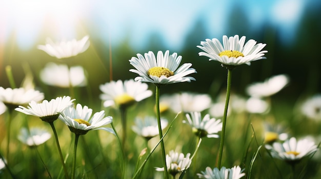 fleurs de marguerite fleurs