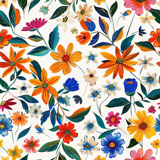 Les fleurs des motifs de printemps fleurissent les fleurs les pétales le jardin botanique