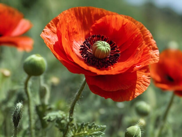 fleurs de pavot fleurs abstraites arrière-plan sans couture pour les textiles tissus couvre les papiers peints