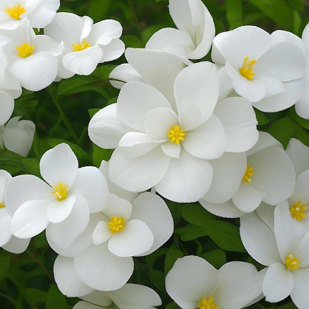 fleurs à pétales blancs