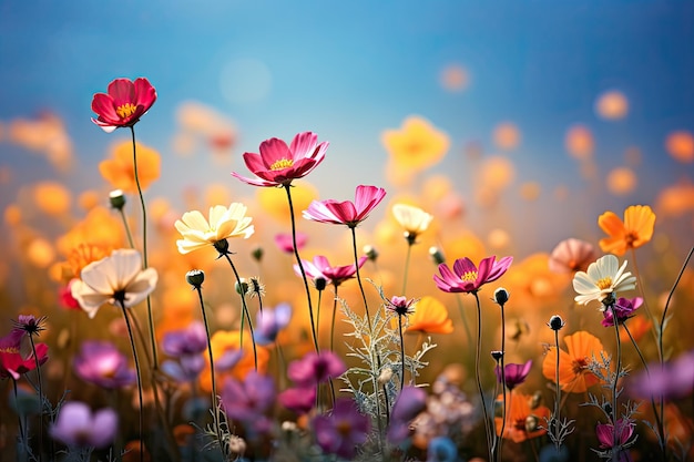 Les fleurs des prairies d'été