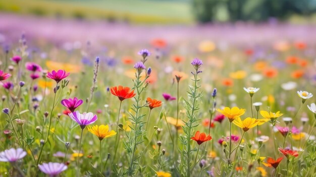 Les fleurs des prairies