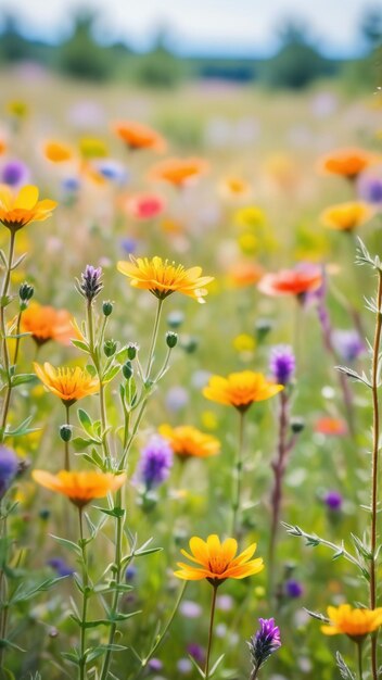 Les fleurs des prairies