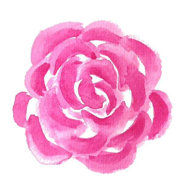 Photo fleurs de roses à l'aquarelle dessinées à la main dans un style abstrait pour une utilisation dans le logo de mariage, de vacances et d'anniversaire