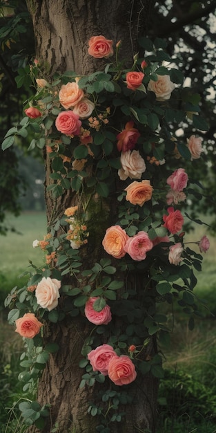 Les fleurs de roses s'épanouissent album visuel plein d'émotions de luxe et de moments magnifiques étonnants