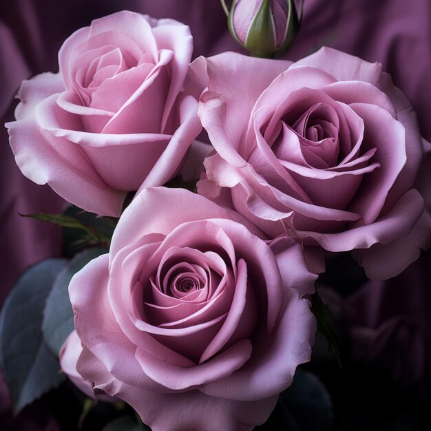 Les fleurs de roses s'épanouissent album visuel plein d'émotions de luxe et de moments magnifiques étonnants