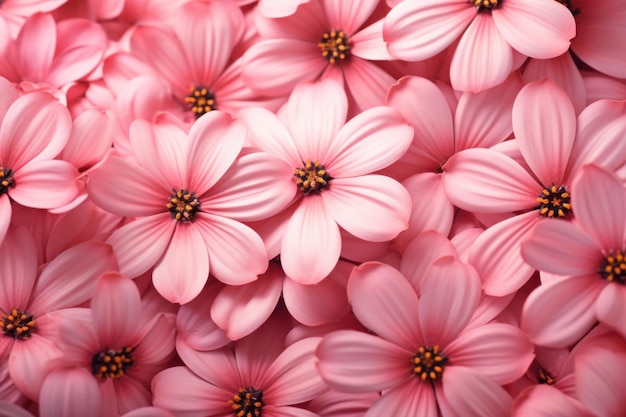 Les fleurs roses spectaculaires des dahlias génèrent Ai