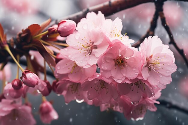 Les fleurs de sakura génèrent de l'intelligence artificielle