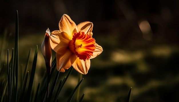 Des fleurs sauvages vibrantes s'épanouissent dans la fraîcheur des prairies générée par l'IA