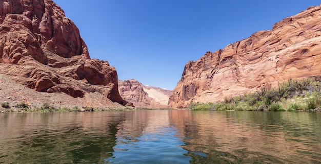 Fleuve Colorado à Glen Canyon Arizona États-Unis d'Amérique