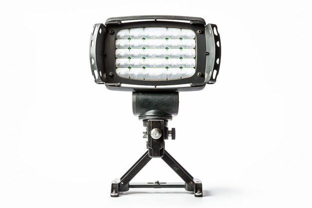 Photo floodlight de rugby pour les jeux de nuit isolé sur un fond transparent