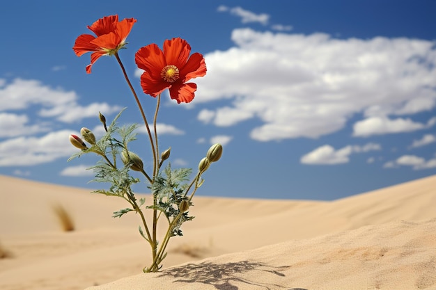 La floraison du désert générative Ai