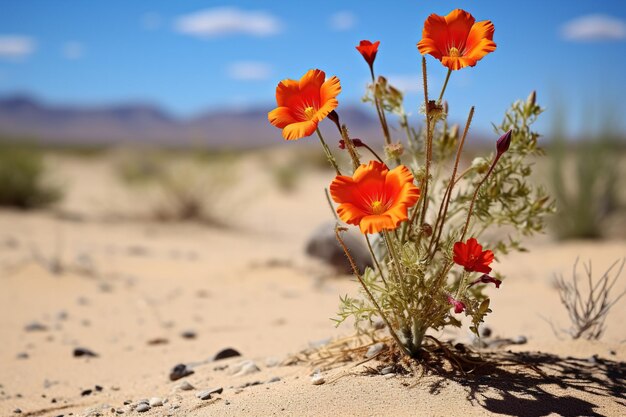 La floraison du désert générative Ai