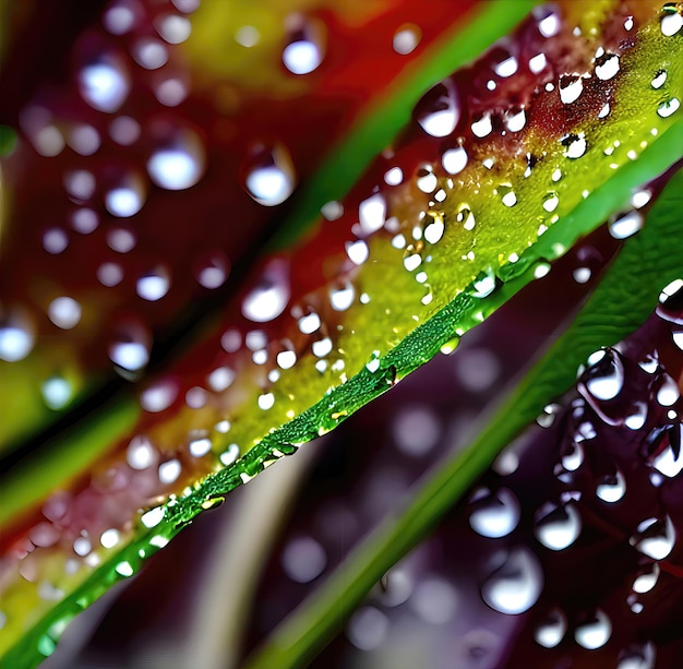 Floral Fantasia Un plan macro sur la texturexA d'une fleur